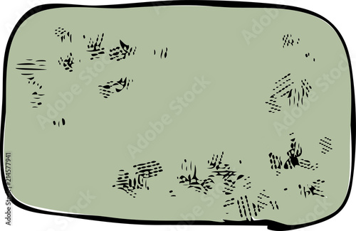 Metal Dirty Hand drawn banner