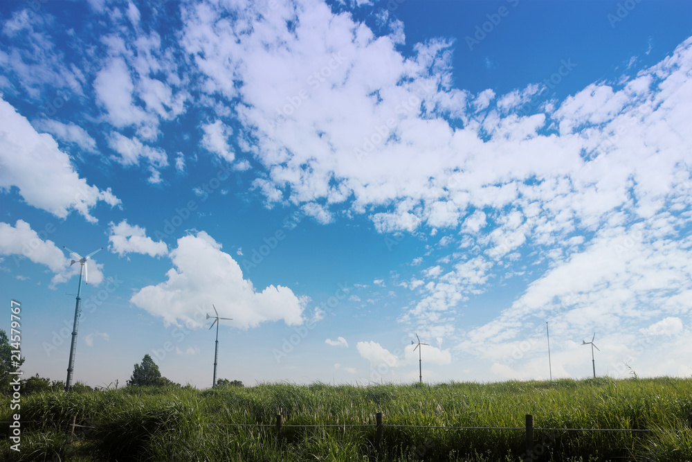 An image of nature consisting of cloudy sky and fields