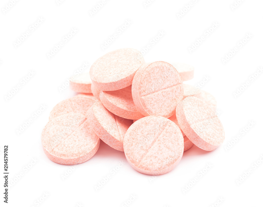 Drug tablet pills isolated