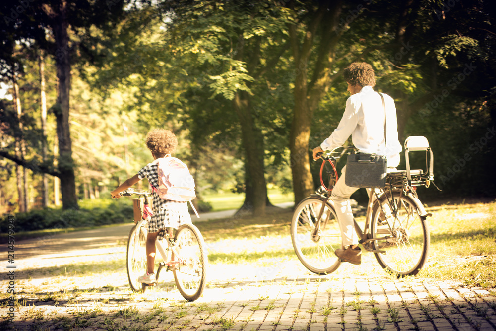 Obraz premium Day for driving bike.