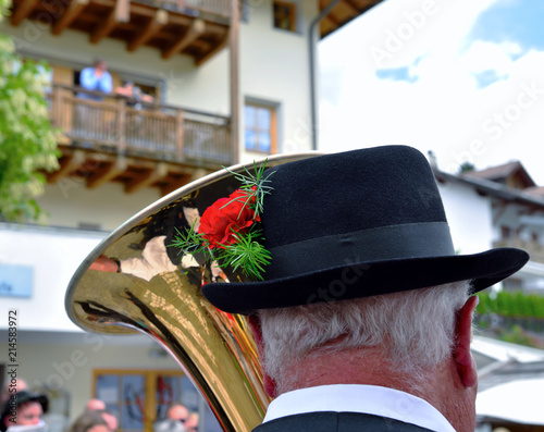 villnosser dorffest, Feast of the village -  St Peter Val di Funes Italy photo