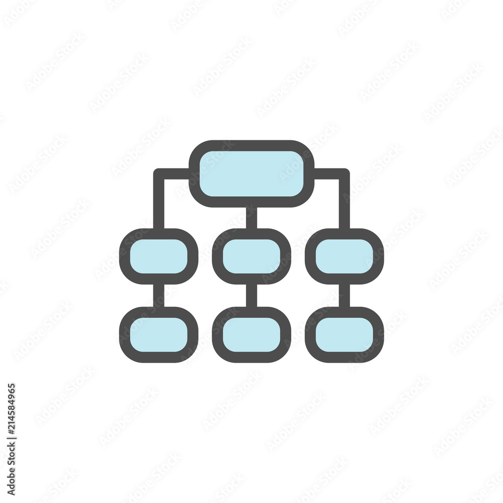 Structure icon simple flat style outline vector illustration Structure icon simple flat style outline vector illustration