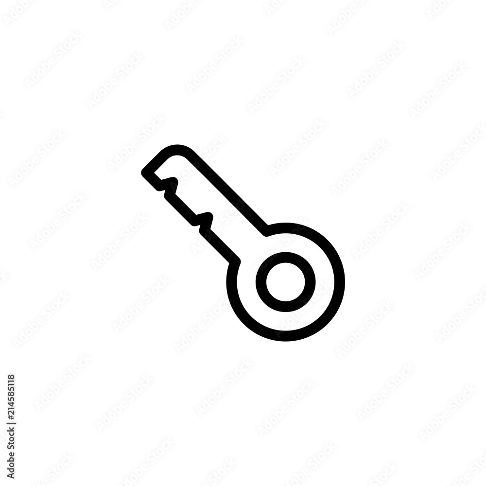 Key icon vector key symbol protection and security sign Key icon vector key symbol protection and security sign