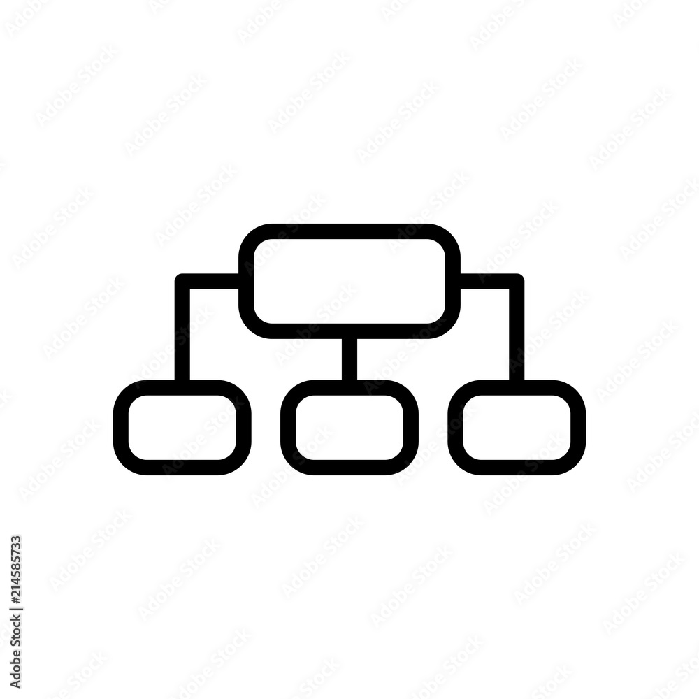 Structure icon simple flat style outline vector illustration Structure icon simple flat style outline vector illustration