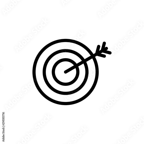 Target with arrow icon