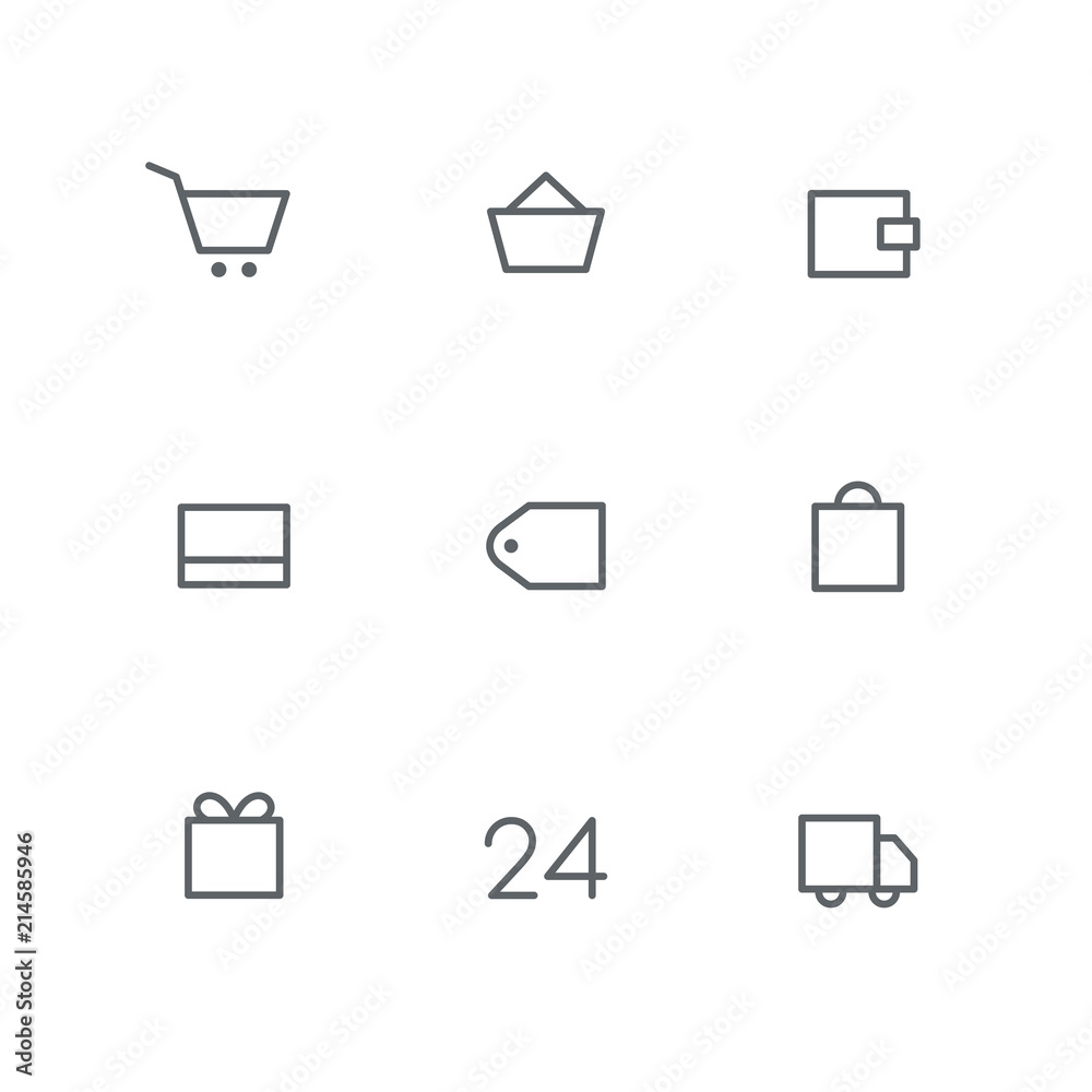 Gift card - Free commerce and shopping icons