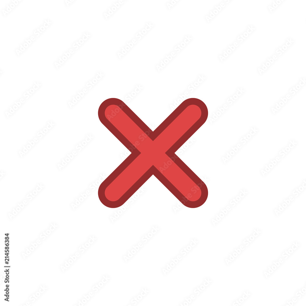 Close icon simple flat web navigation sign Close icon simple flat web navigation sign