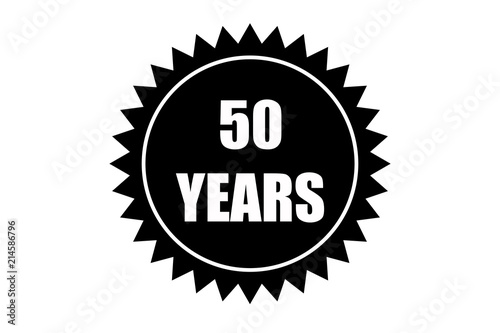Etiqueta de 50 años.