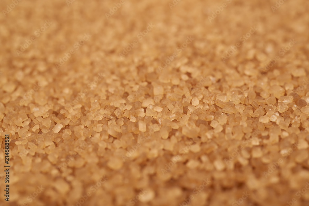 Surface coated with the brown sugar Surface coated with the brown sugar