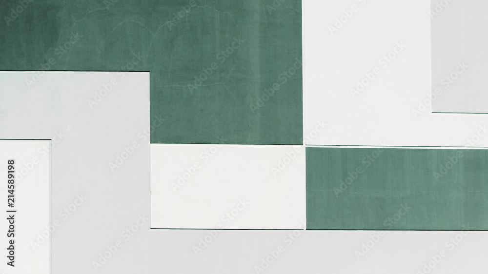 Building wall in pastel two color, geometric abstract background, rectangular shape, pattern of painted texture with straight angles, Wide photo for web site slider.. Building wall in pastel two color, geometric abstract background, rectangular shape, pattern of painted texture with straight angles, Wide photo for web site slider..