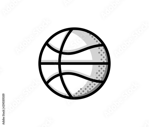 Basketball Logo, American sports symbol and icon