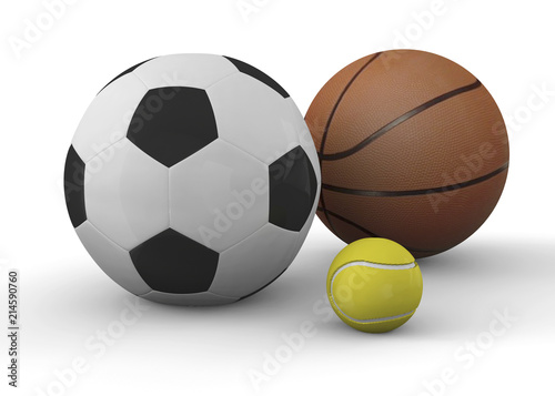 Sports Balls - 3D
