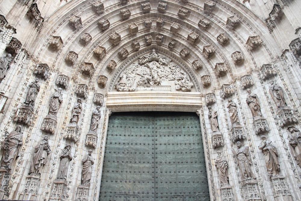 Seville cathedral door