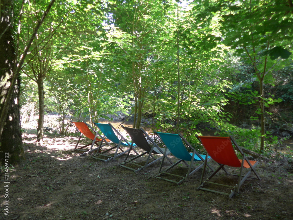 Chaise longue, paysage, loisirs, farniente Chaise longue, paysage, loisirs, farniente