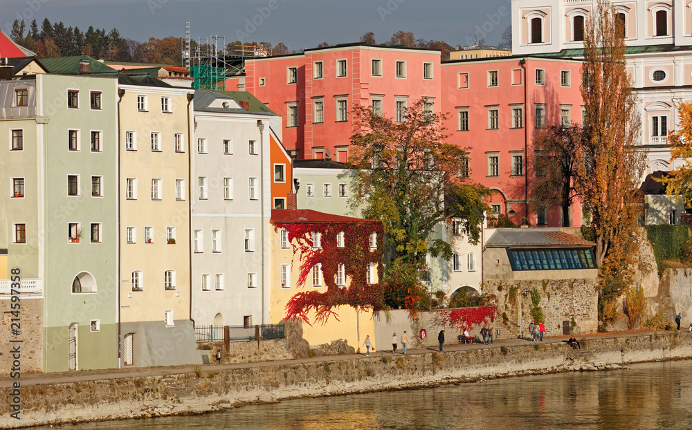 Last warm autumn days in Passau, Germany