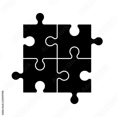 Set of puzzle pieces