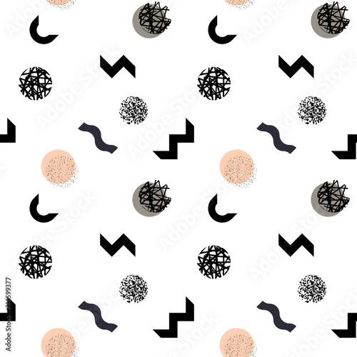 Modern abstract seamless pattern