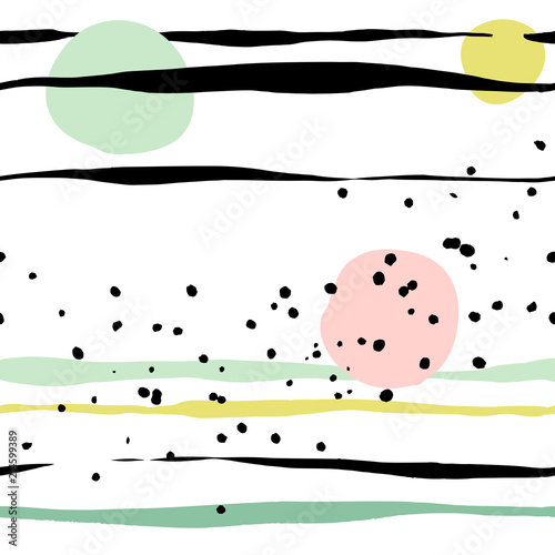 Modern abstract seamless pattern