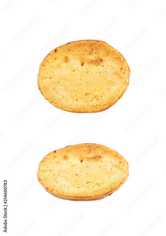 Fried potato slice composition Fried potato slice composition