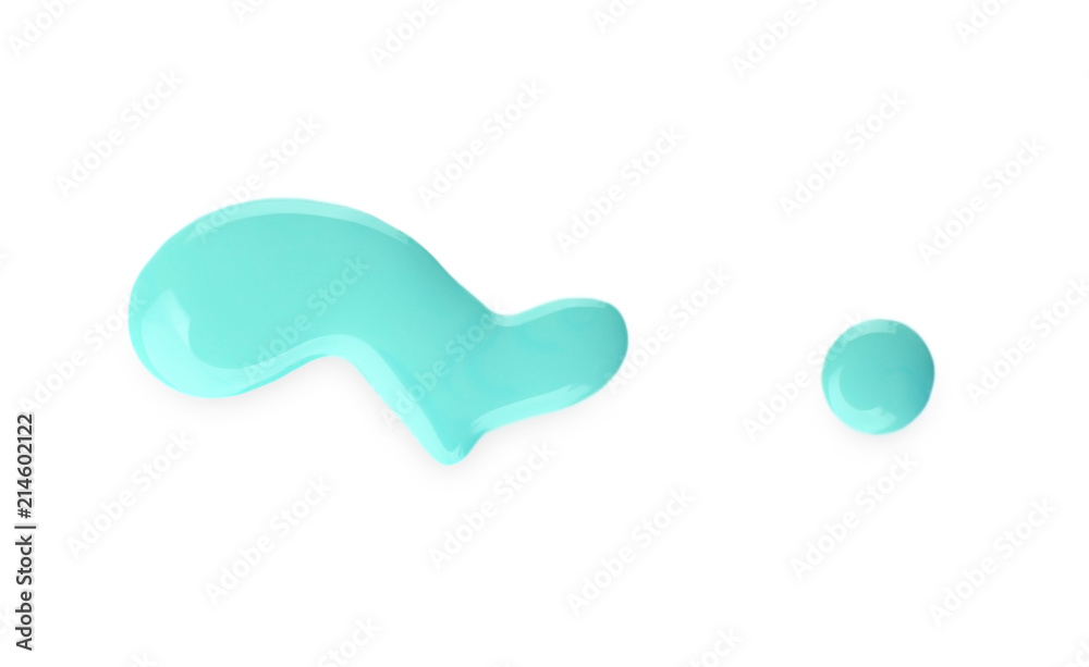 Nail polish blots on white background Nail polish blots on white background