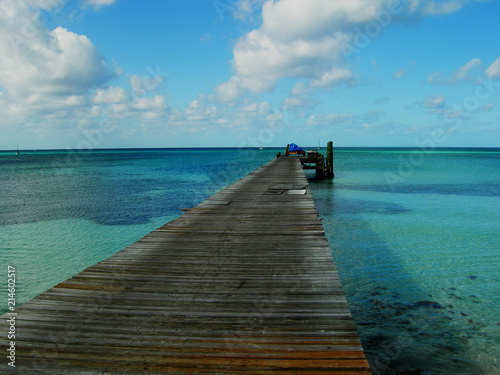 Jetty on Cat Cay, Bahamas