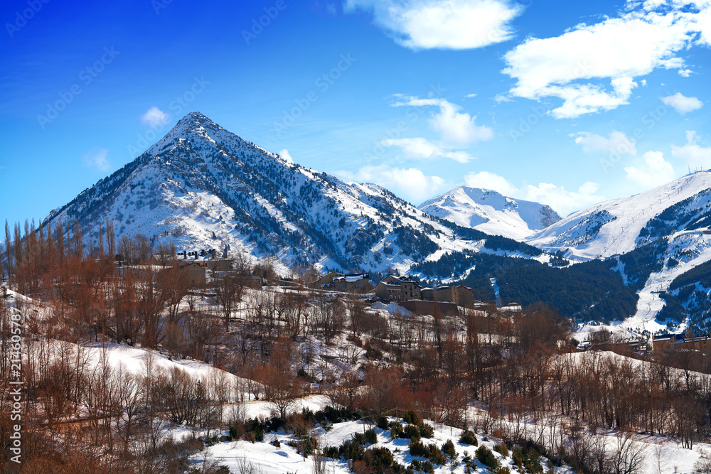 Cerler in Pyrenees of Huesca Spain