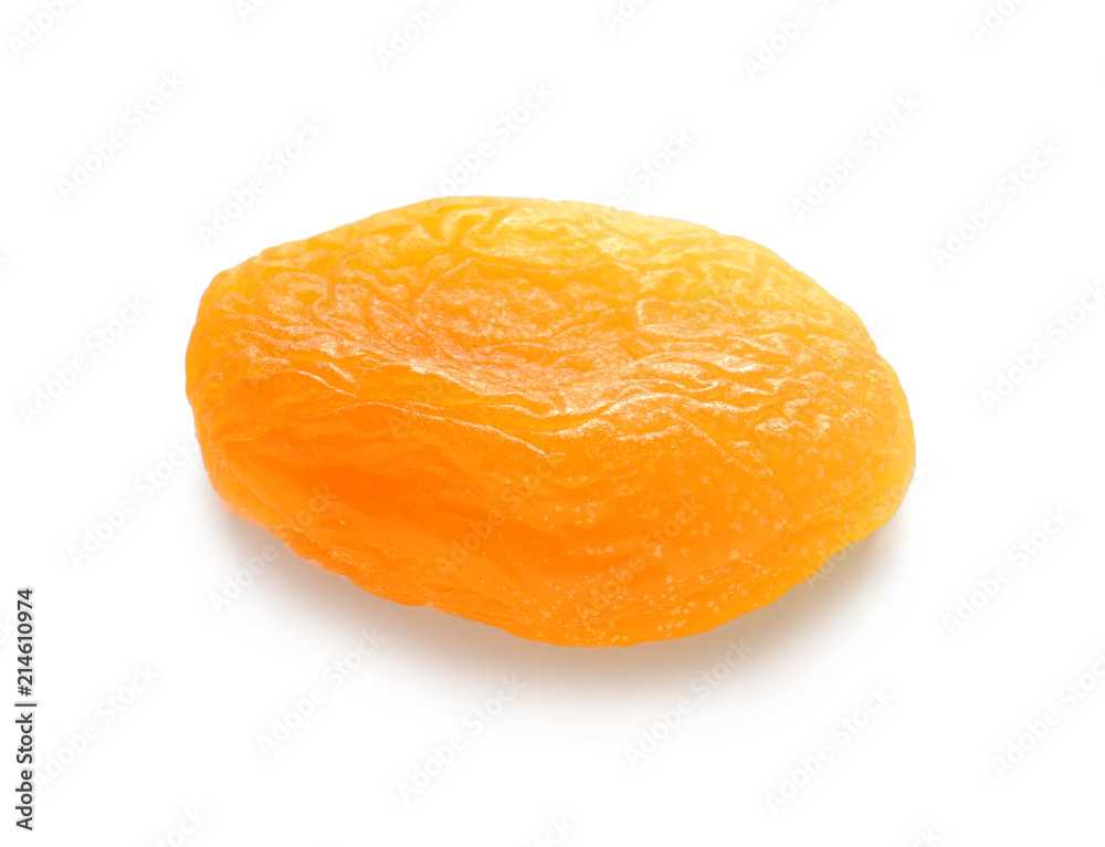 Dried apricot on white background Dried apricot on white background