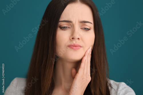 Young woman suffering from ...