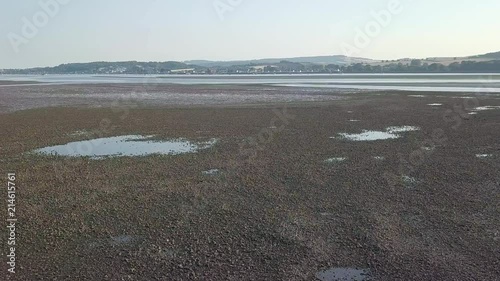 Aerial shot over The Ridge on River Exe, Lympstone. photo