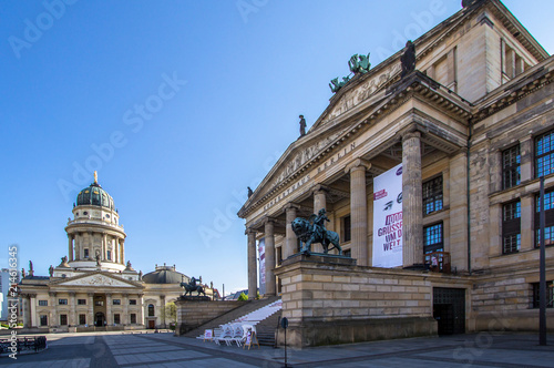 French cathedral and Konzerthaus, Berlin, Germany