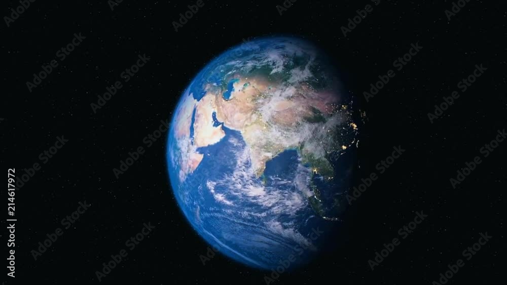 FIFA 2018 World Cup. Animation planet earth is transformed into a soccer ball team Croatia. Close up soccer ball. Football Background FIFA 2018 World Cup. Animation planet earth is transformed into a soccer ball team Croatia. Close up soccer ball. Football Background