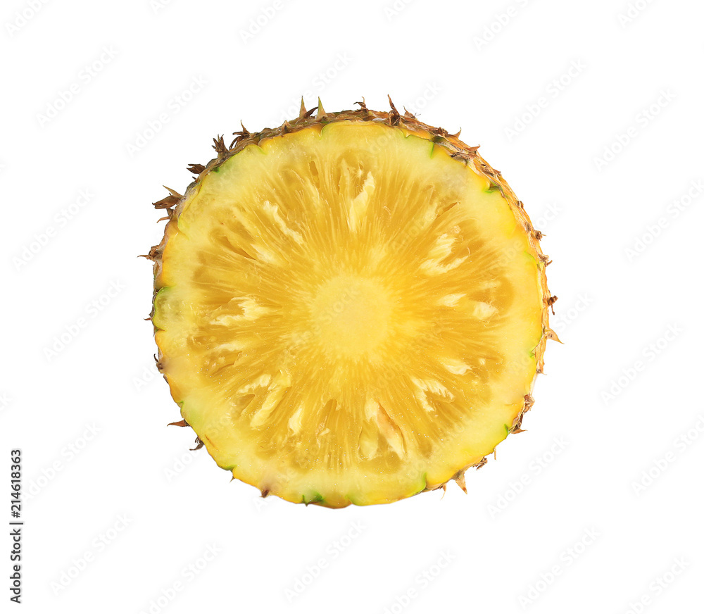 Pineapple cut isolated on white background. Pineapple cut isolated on white background.