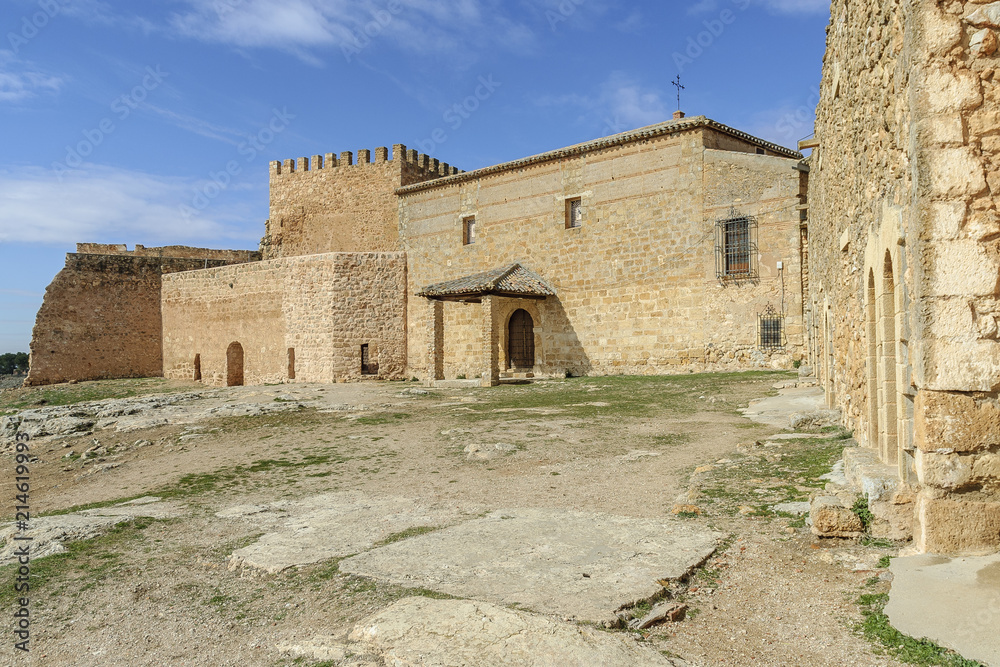 castle of Penarroya in Argamasilla de Alba in the province of Ciudad Real, Spain.