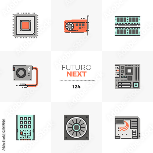 Computer Hardware Futuro Next Icons