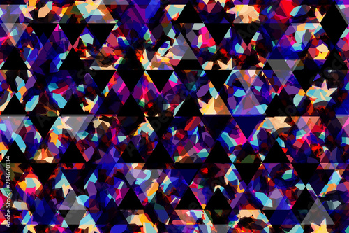 Abstract shapes triangle background. Geometric texture. Abstract crystals. Trendy vector background for web design, wallpapers, fashion design or printed products.