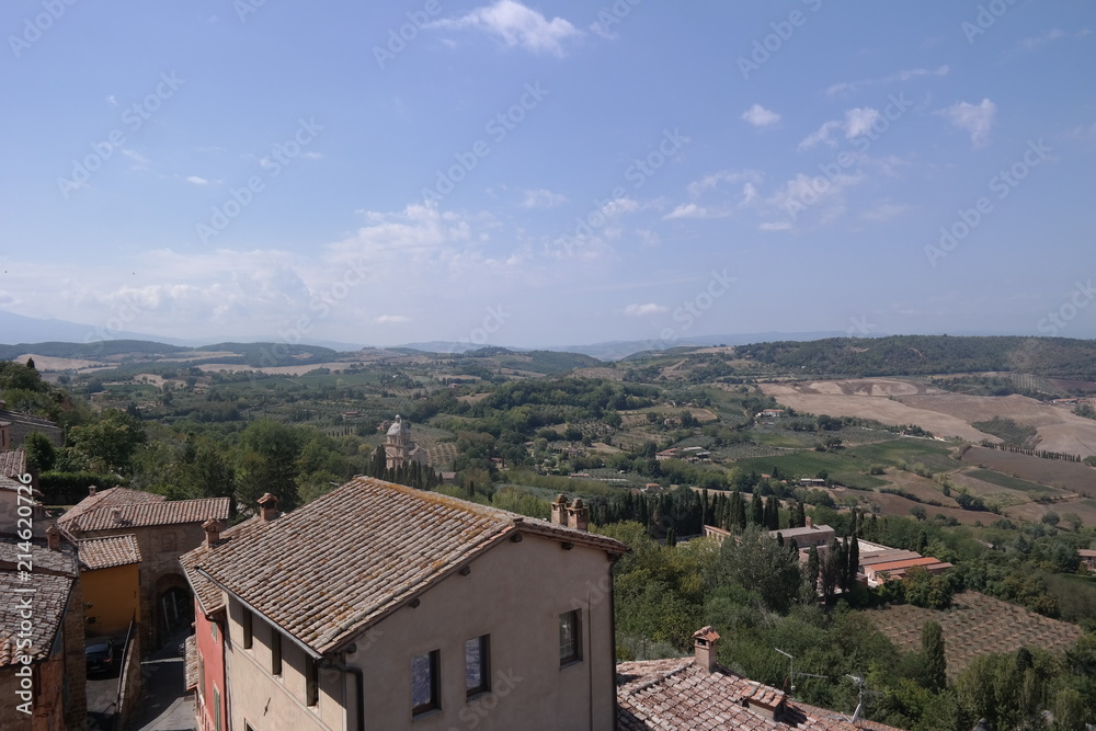 Toskana Landschaft Aussicht Natur Italien