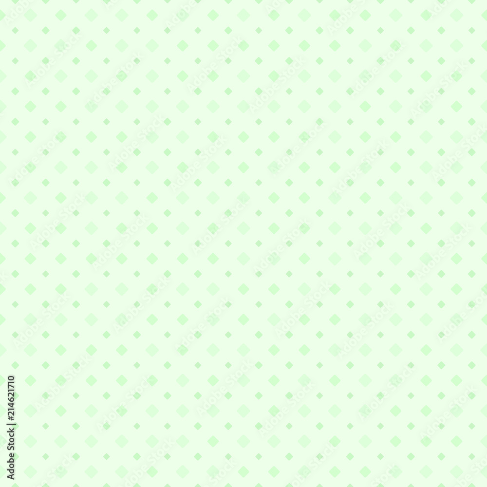 Green rounded diamond pattern. Seamless vector background