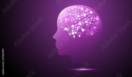 testa, sinapsi, intelligenza, luci, luce, 