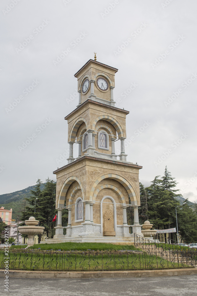 An image of clock tower in Afyon,Turkey