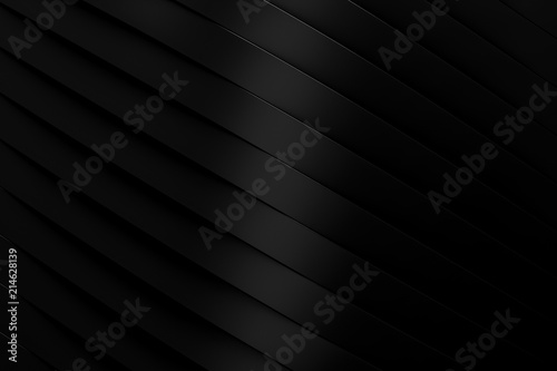 Abstract simple curve creative design. Smooth Shapes minimal concept background. 3d Rendering