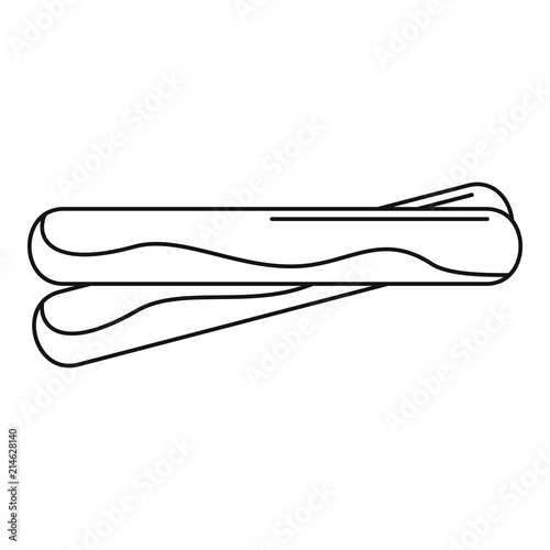 Propolis sticks icon. Outline illustration of propolis sticks vector icon for web design isolated on white background