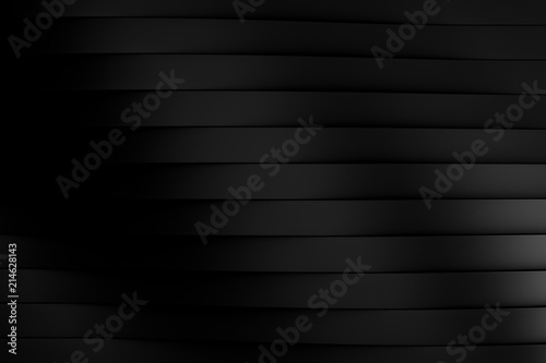 Abstract simple curve creative design. Smooth Shapes minimal concept background. 3d Rendering