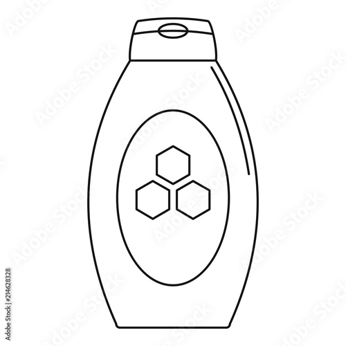 Propolis tube icon. Outline illustration of propolis tube vector icon for web design isolated on white background