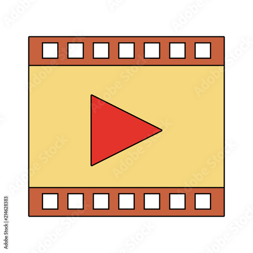 Video player symbol vector illustration graphic design