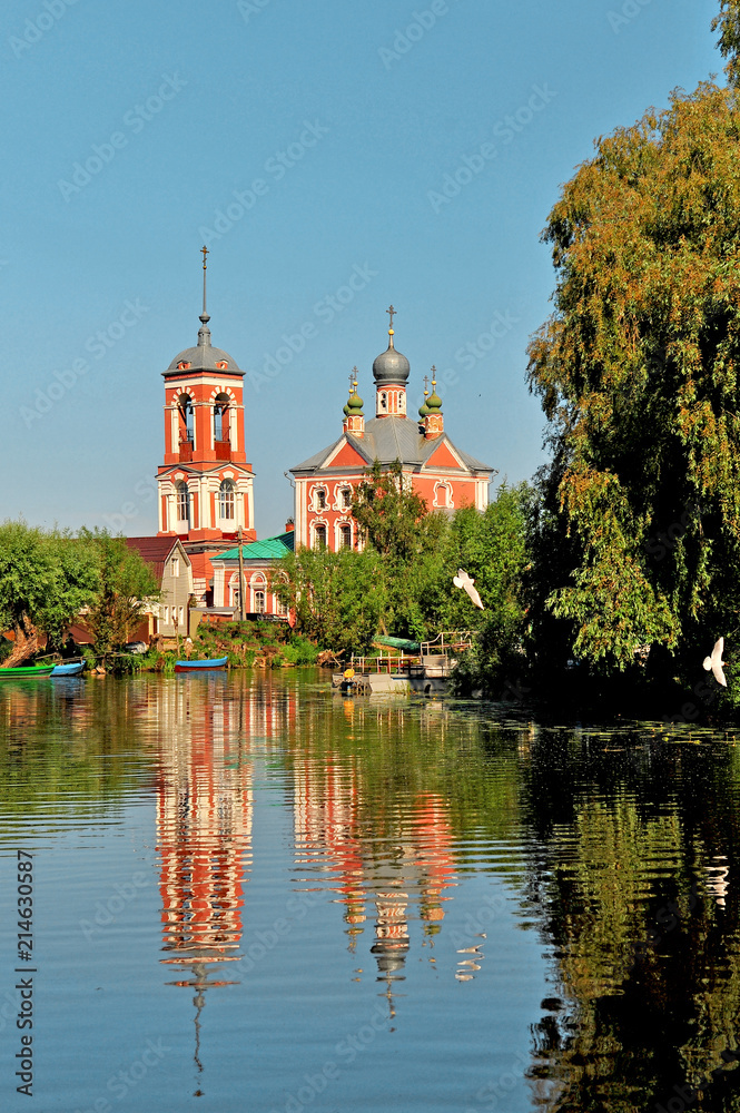 Old church and bell tower