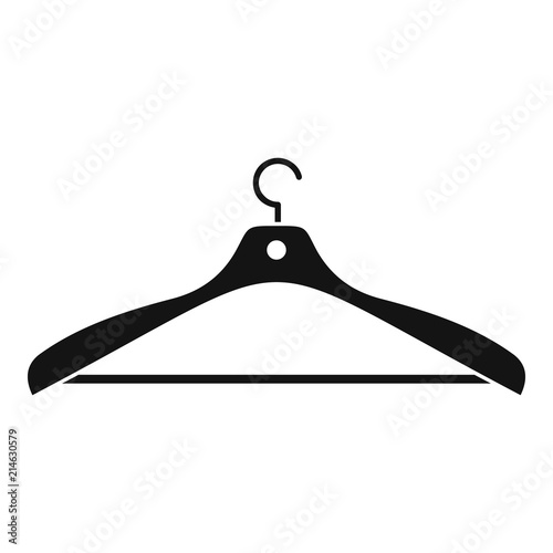 Clothes Hanger Vector Icon Hanger Isolated Vector Illustration On White  Background Stock Illustration - Download Image Now - iStock