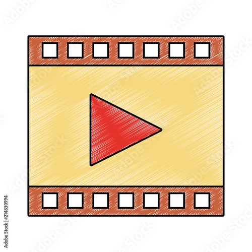 Video player symbol vector illustration graphic design