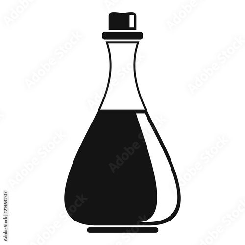 Olive oil bottle icon. Simple illustration of olive oil bottle vector icon for web design isolated on white background