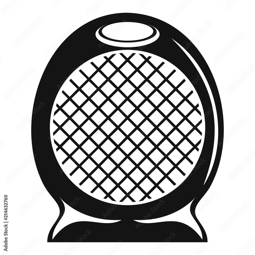 Home air heater fan icon. Simple illustration of home air heater fan vector icon for web design isolated on white background Home air heater fan icon. Simple illustration of home air heater fan vector icon for web design isolated on white background