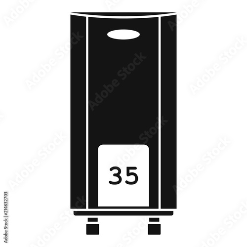 Boiler icon. Simple illustration of boiler vector icon for web design isolated on white background